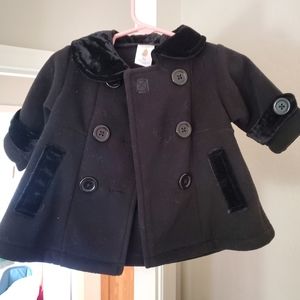 Black baby Peacoat